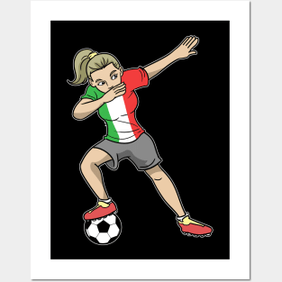 Soccer Italy Soccer Player Girls Posters and Art